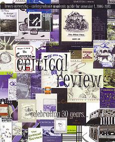 Critical Review 30th Anniversary Magazine